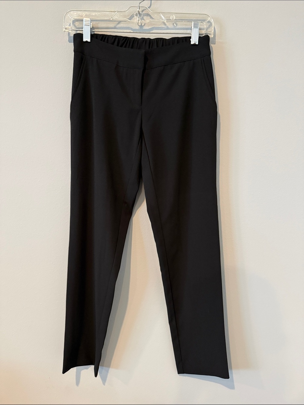 Cache Classic Black Straight-Leg Dress Pants